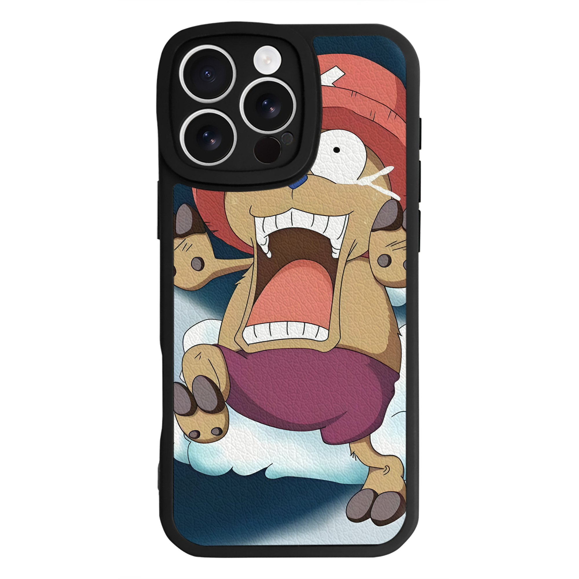 （画像用） ワンピース ONE PIECE 【iPhone 16シリーズ対応】シリコンスマホケース（レザー調） 材質：シリコン